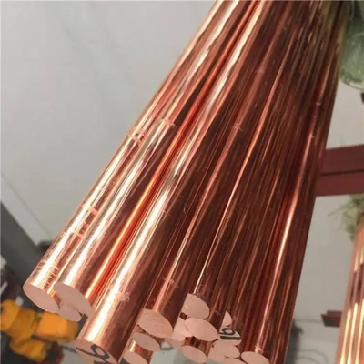 Copper Bar 99.9% Pure ASTM C27400 Cuzn37 C11000 Copper Round Rod Forged Brass C377 2mm 3mm Diameter