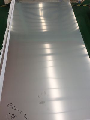 SS Mirror Finish 6mm Stainless Steel Plate 2B Finish EN AISI ASTM A240 202 304 304L